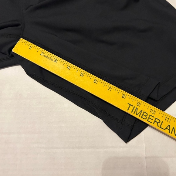 All in Motion Men’s 9” Soft Stretch Shorts Black Side Small Side Pockets NWT - Picture 9 of 11